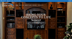 Desktop Screenshot of concepthometheatre.com